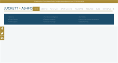 Desktop Screenshot of luckettandashford.com