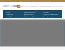 Tablet Screenshot of luckettandashford.com